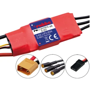 Robbe Modellsport RO-CONTROL 6-80 V2 3-6S -80(100A) 5V/7A SWITCH BEC Regler