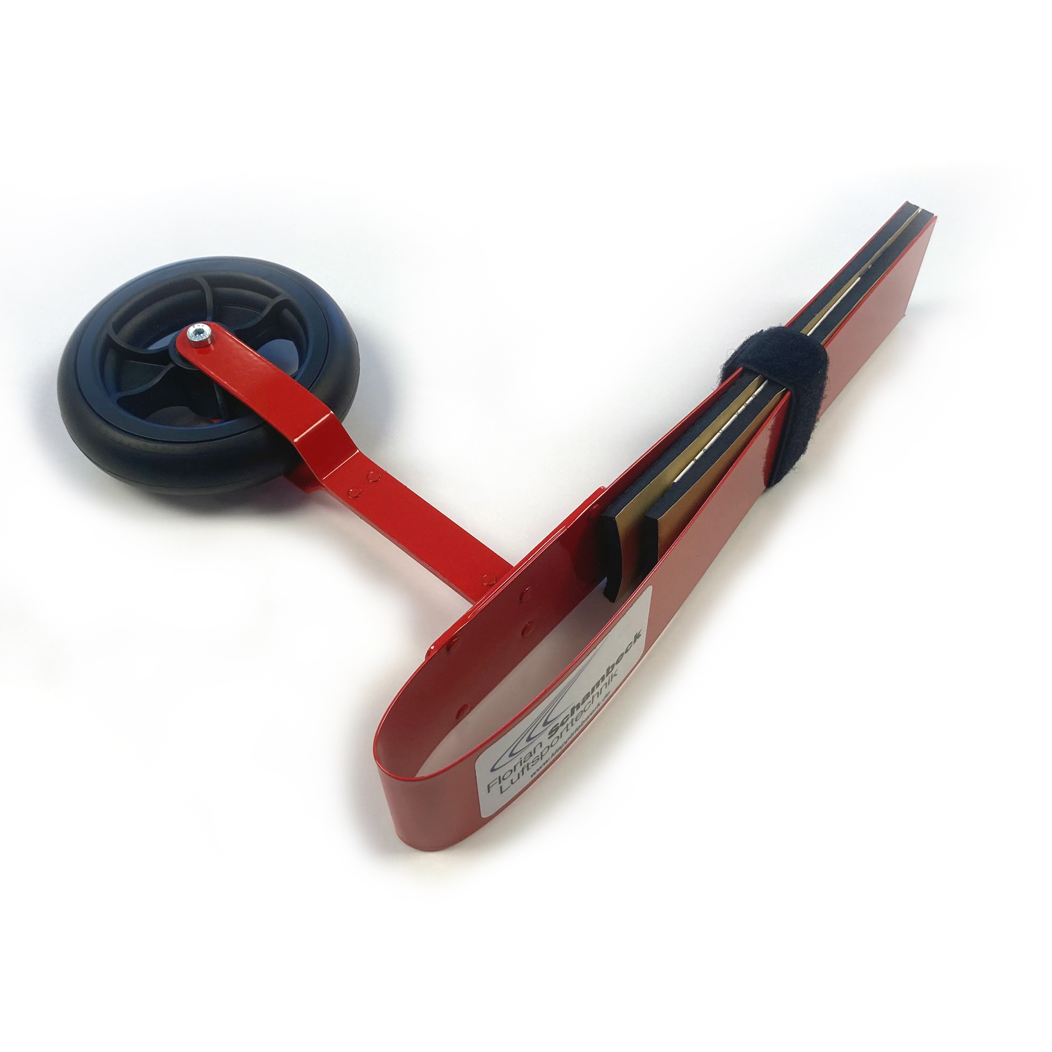 Stützrad 200 mm Leuchtrot (Schambeck) – Bild 2