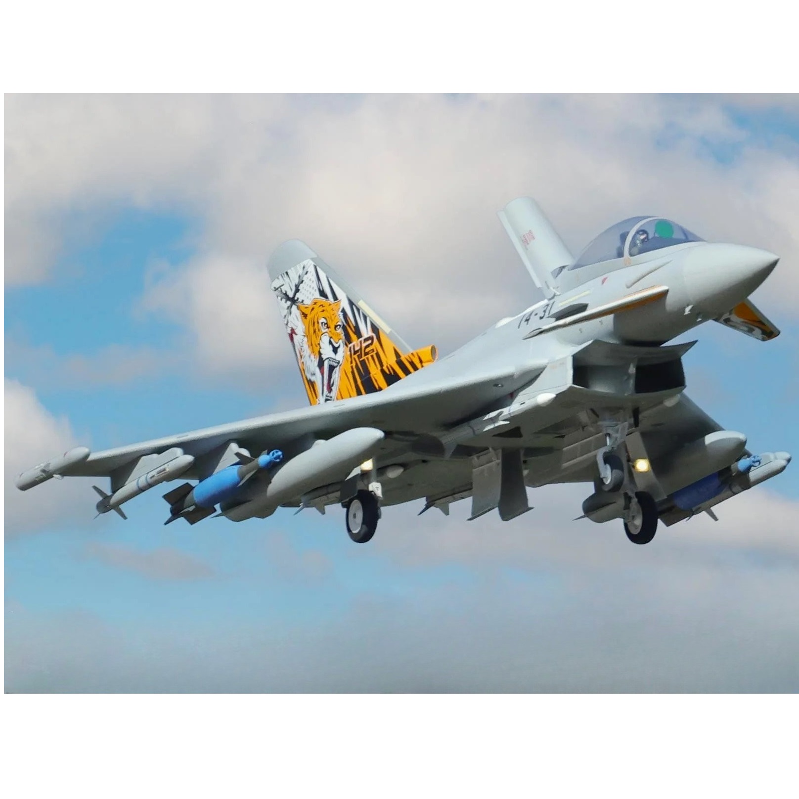 Eurofighter Typhoon, 90mm Impeller-Jet, Spw 1030mm, PNP-Set, Freewing – Bild 3