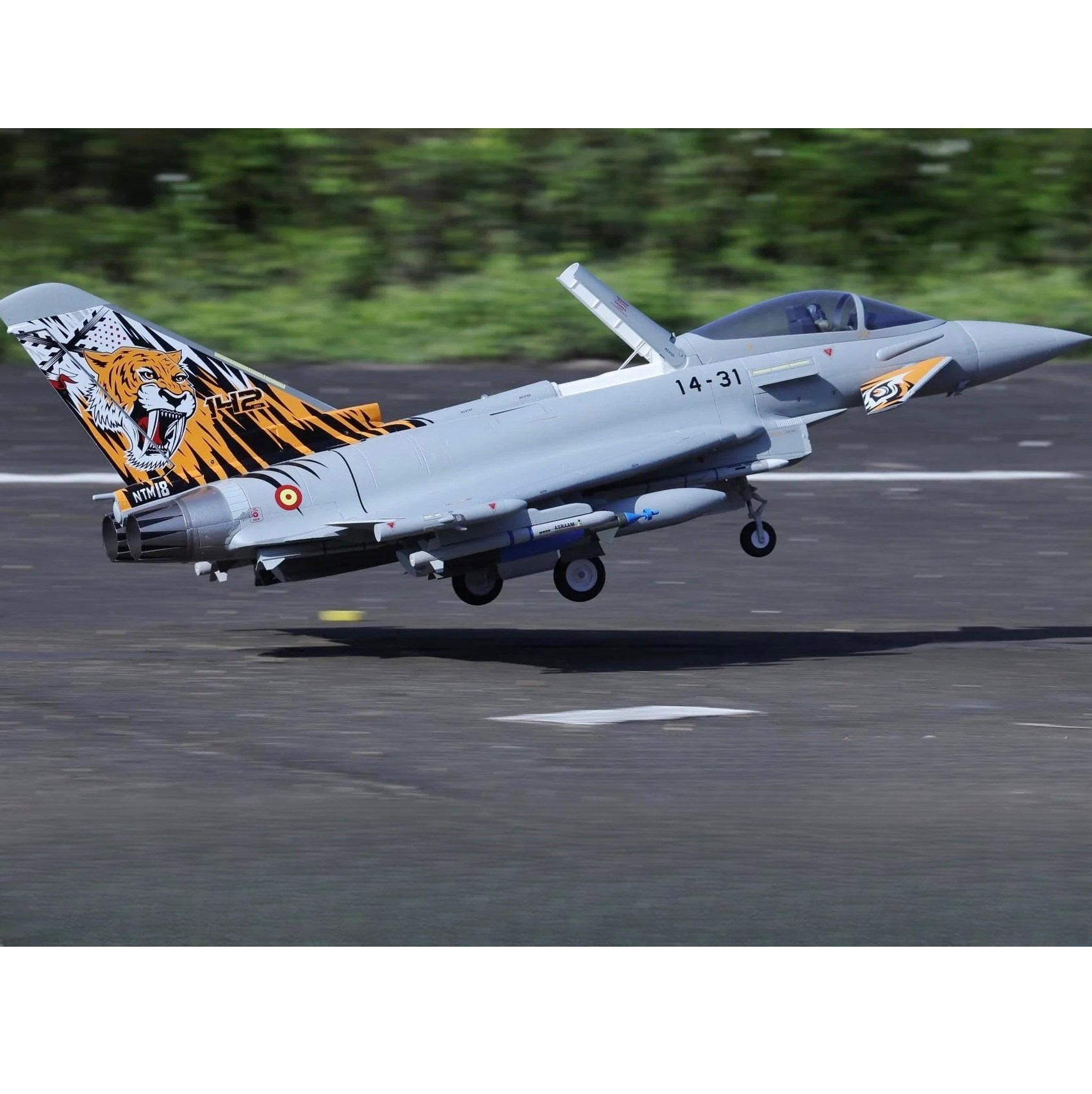 Eurofighter Typhoon, 90mm Impeller-Jet, Spw 1030mm, PNP-Set, Freewing – Bild 5