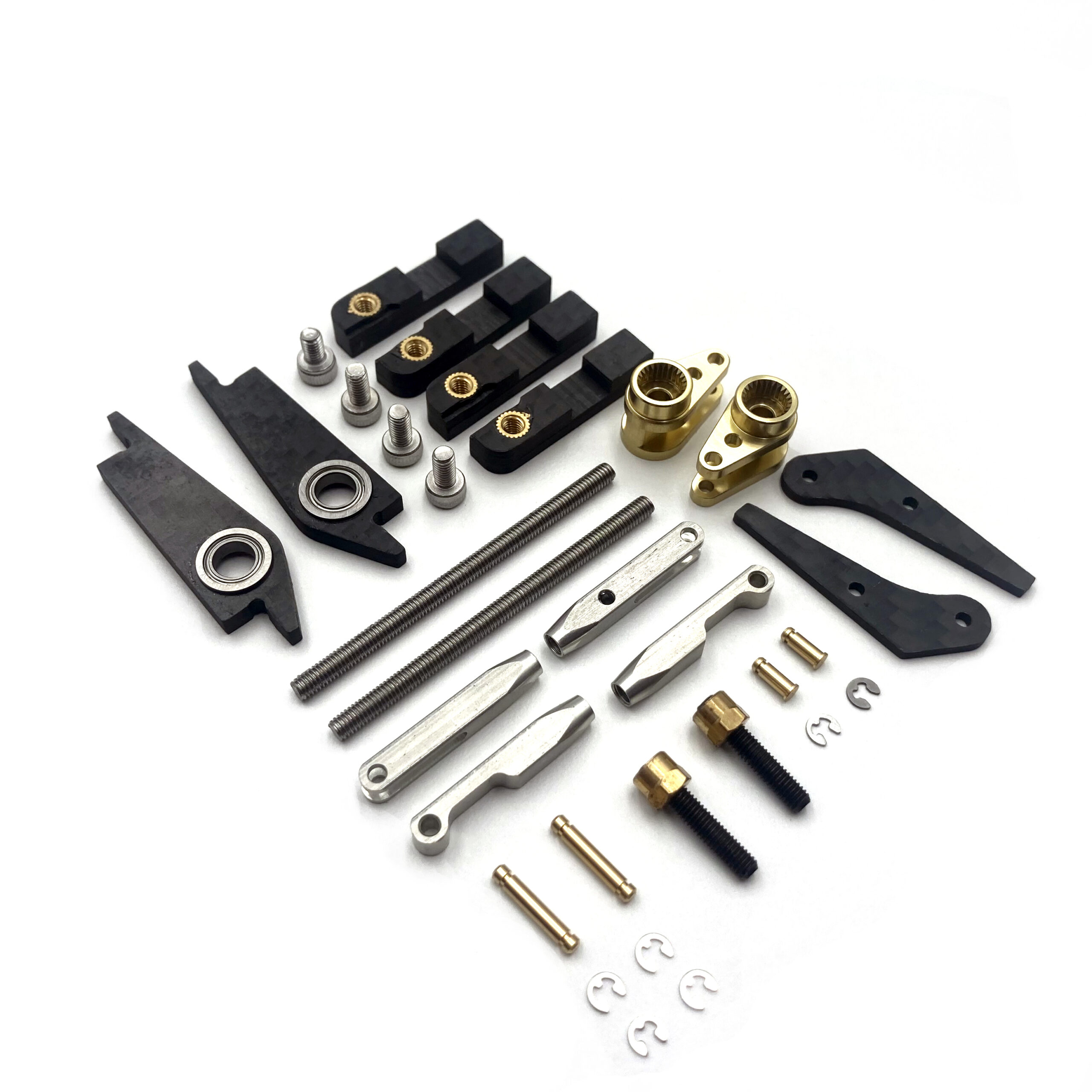 Servorahmen Set für KST X10 / X10 mini (7mm / 10mm) Doppelarm