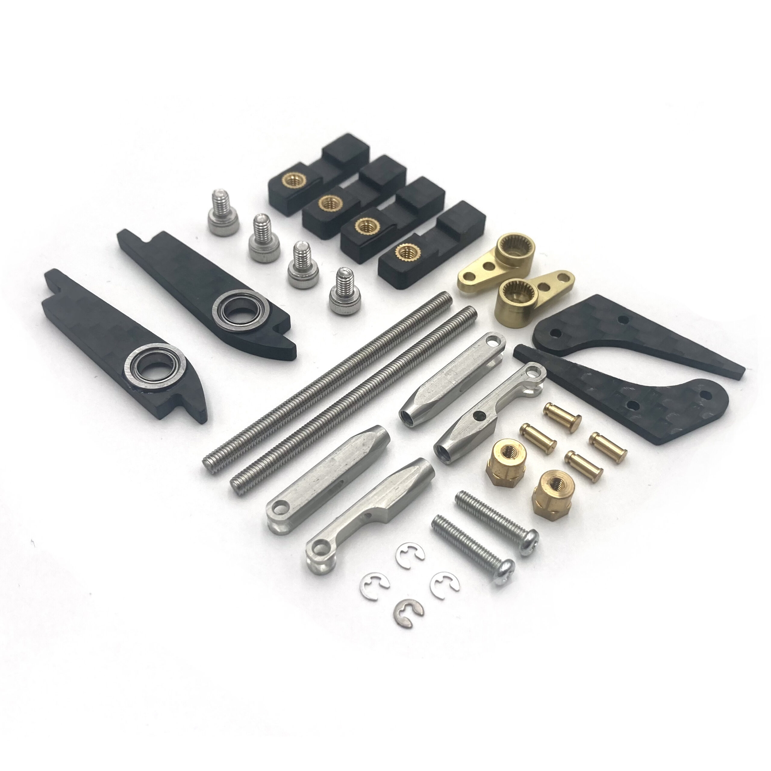 Servorahmen Set für KST X10 / X10 mini (5,7mm / 10mm) Standart Servohebel