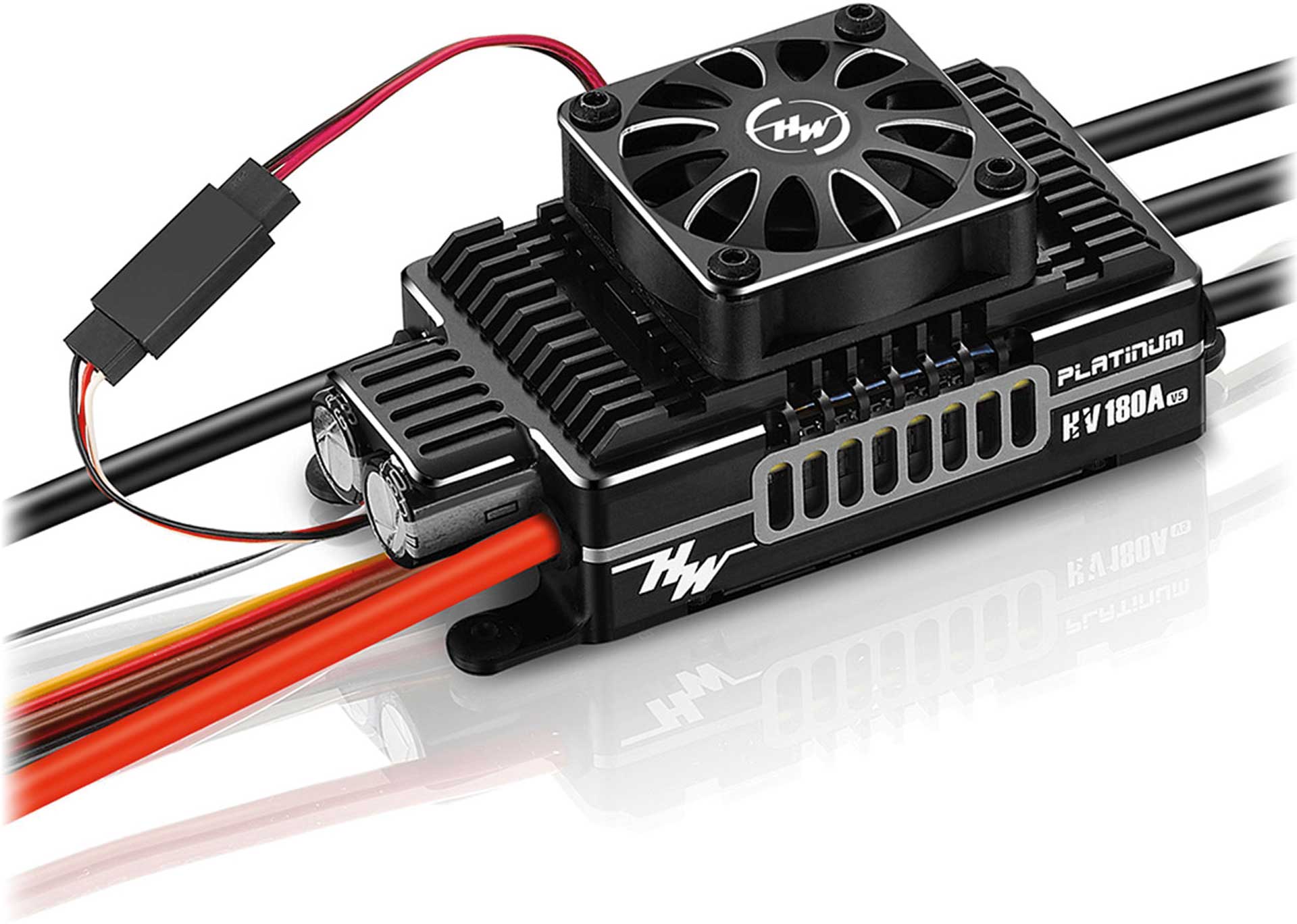 Hobbywing Platinum Pro 180A HV V5 6-14s, 10A BEC – Bild 3