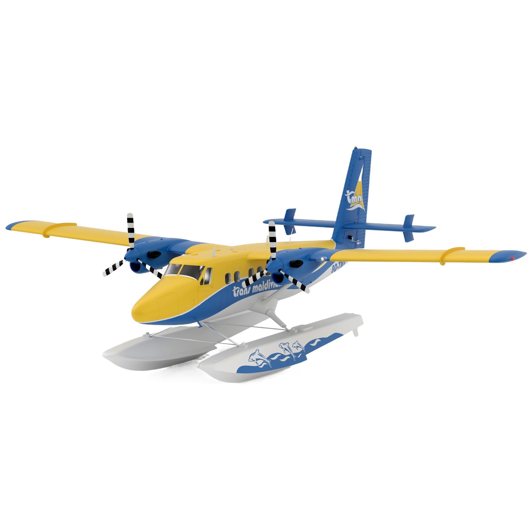 Twin Otter DHC-6 1800mm - PNP + Schwimmer - XFLY-Model
