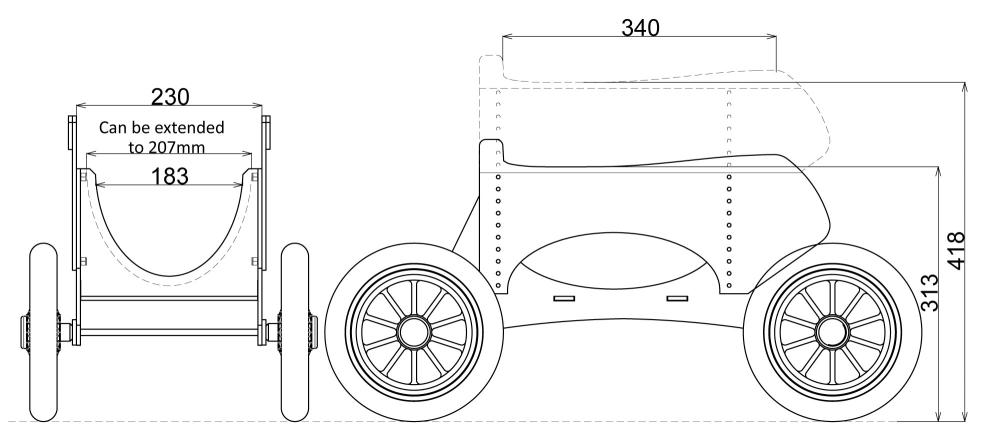 Startwagen Dolly III Höhenverstellbar – Bild 7