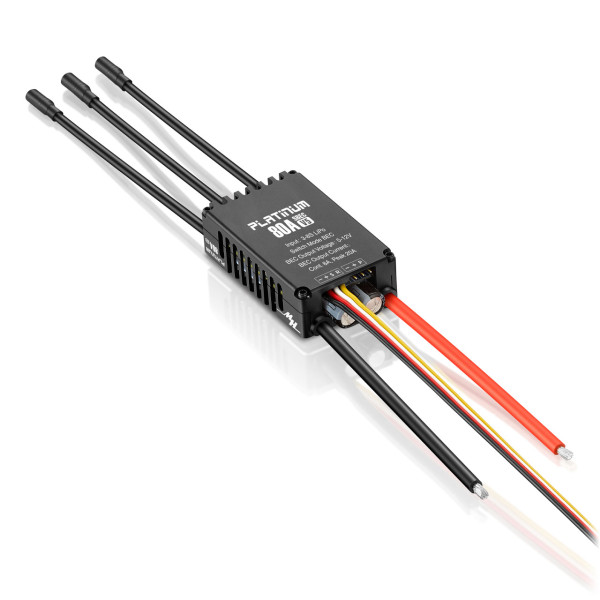 Hobbywing Platinum Pro 80A V5 3-8s 8A BEC – Bild 3