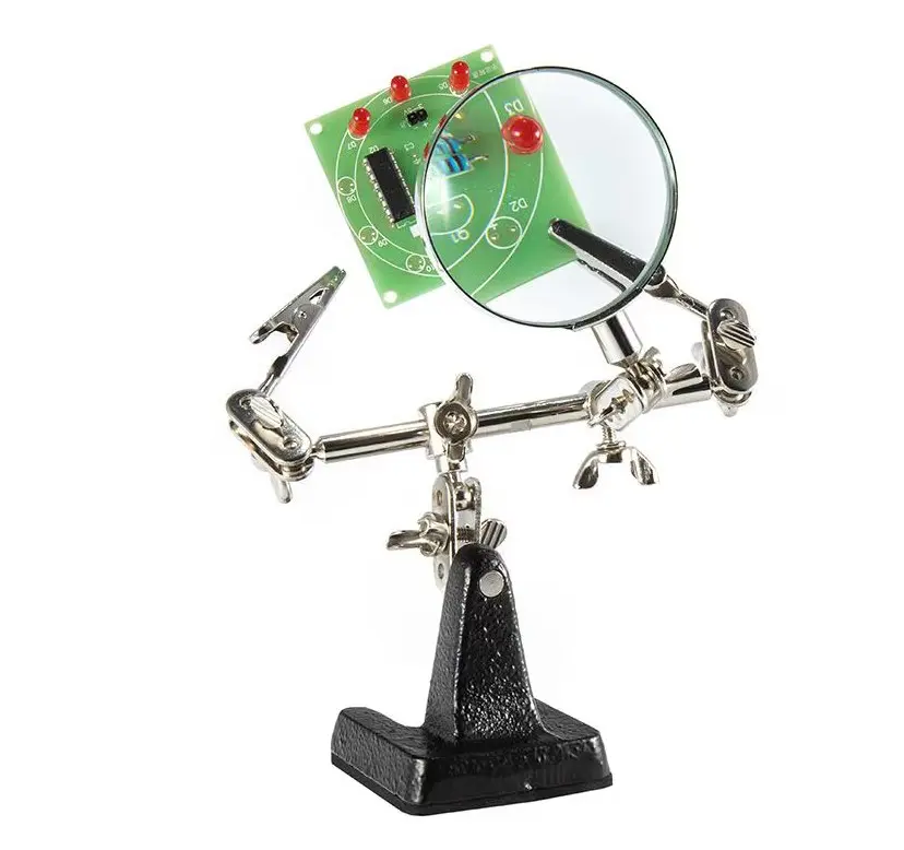 Weller Platinenhalter mit Lupe Vergrösserung x 4 – Bild 2