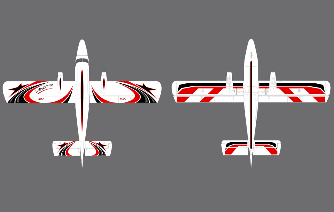 Flex Innovations Twin Otter 80E PNP Nacht – Bild 3
