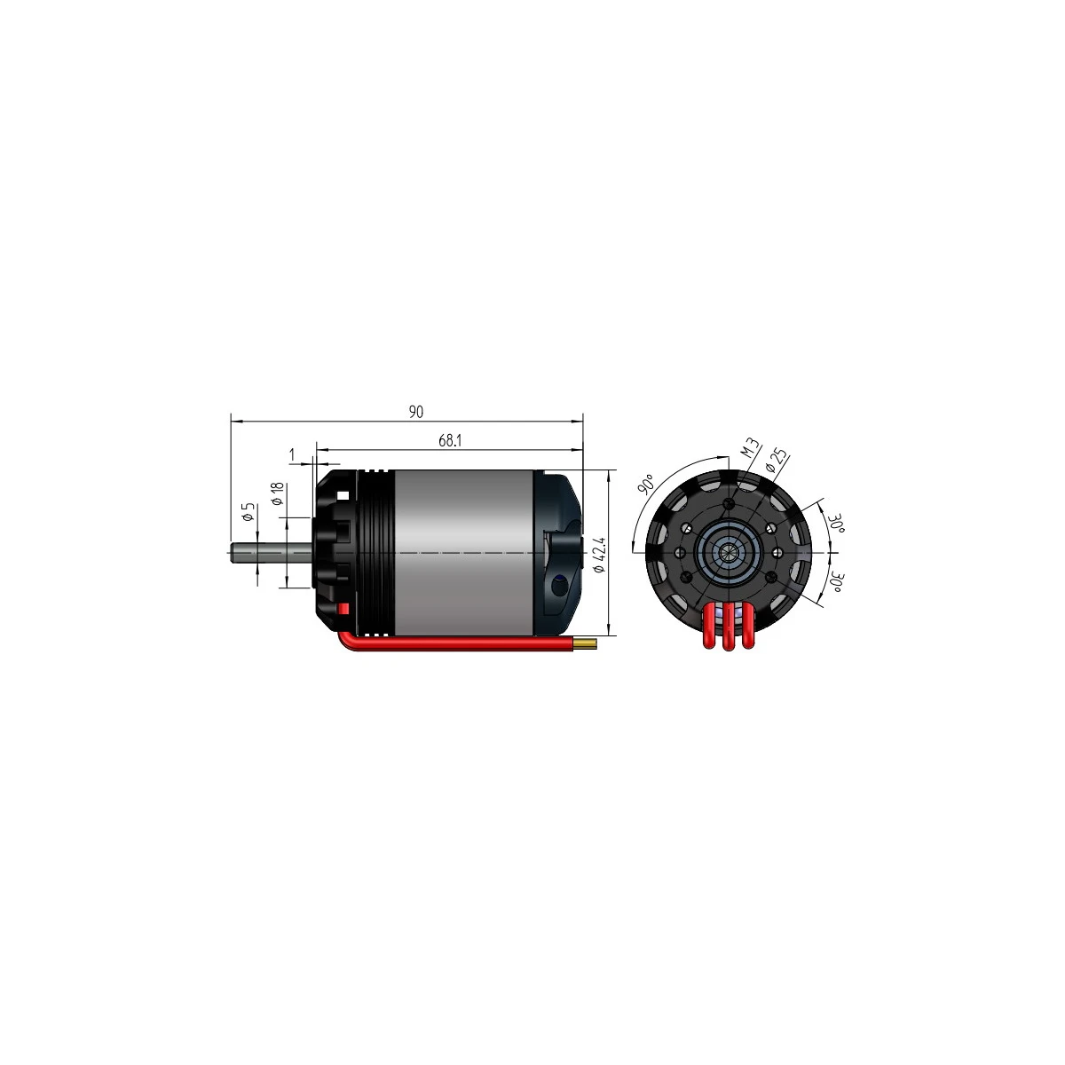 NT350-28-Z Triton | 14 Pol | 18 W | FES – Bild 2