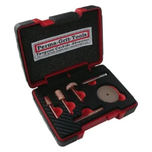 Set mit 5 Schleifaufsätzen – Grobkörnig KT5C