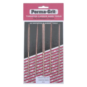 Set mit 5 kleinen Nadel-Feilen 14 cm – NF-1 (mittlere Körnung)