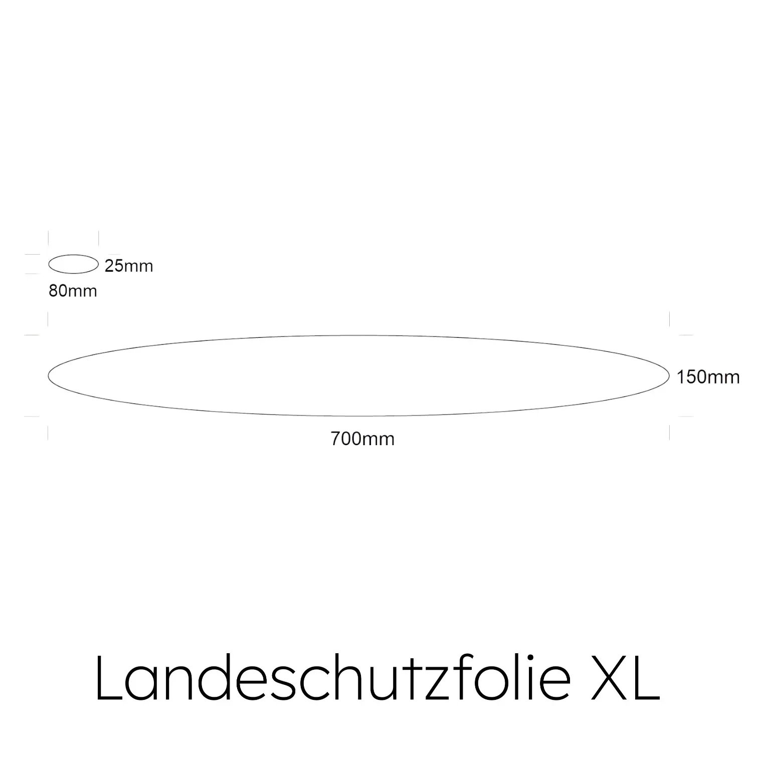 Uni-Landeschutzfolie-XL