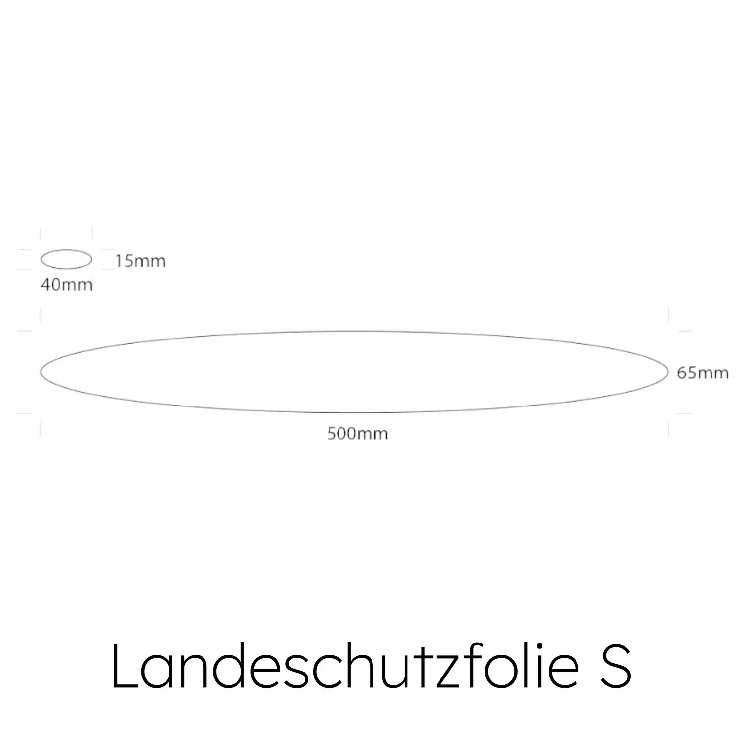 Uni-Landeschutzfolie-S