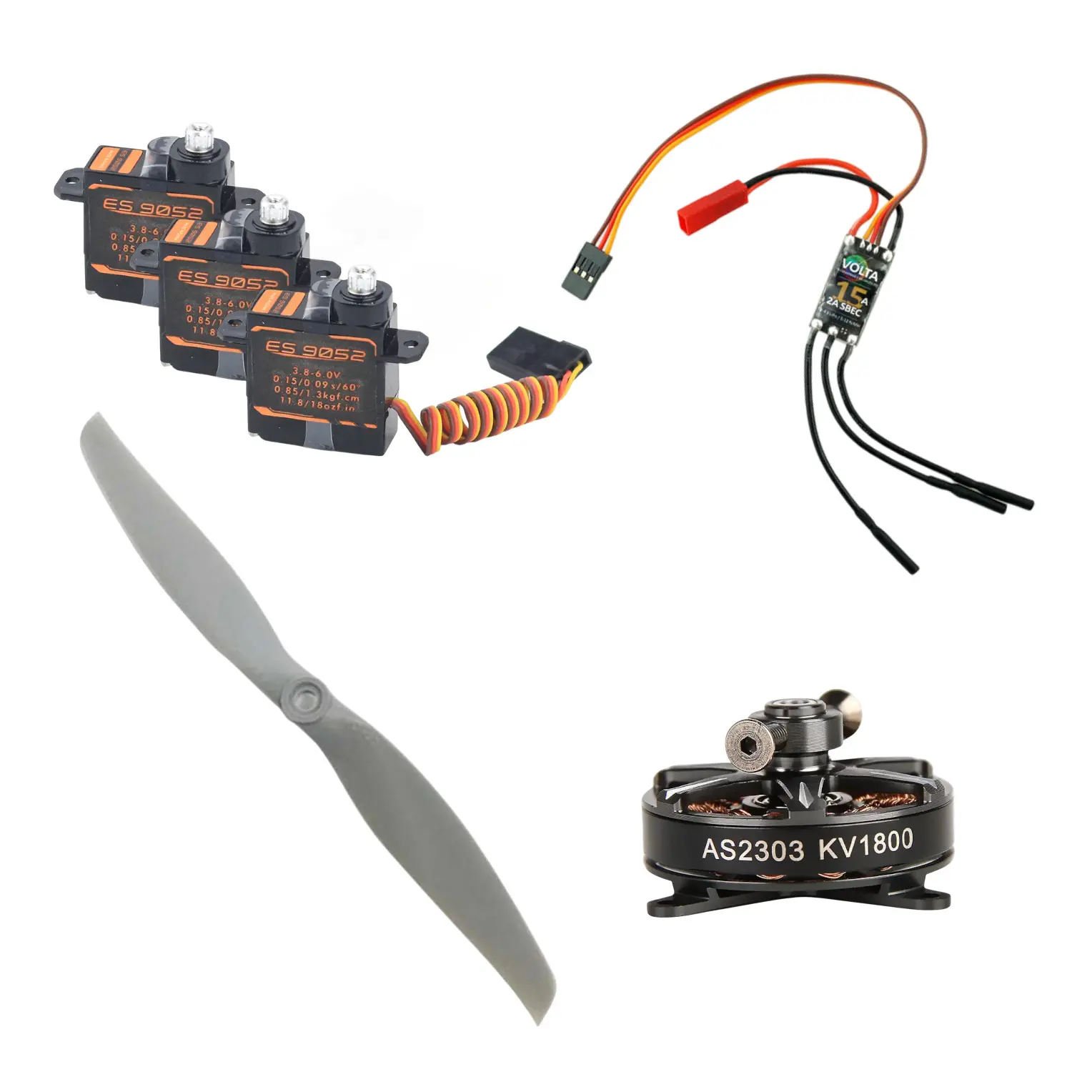 Zubehörset Cartoon Warbirds