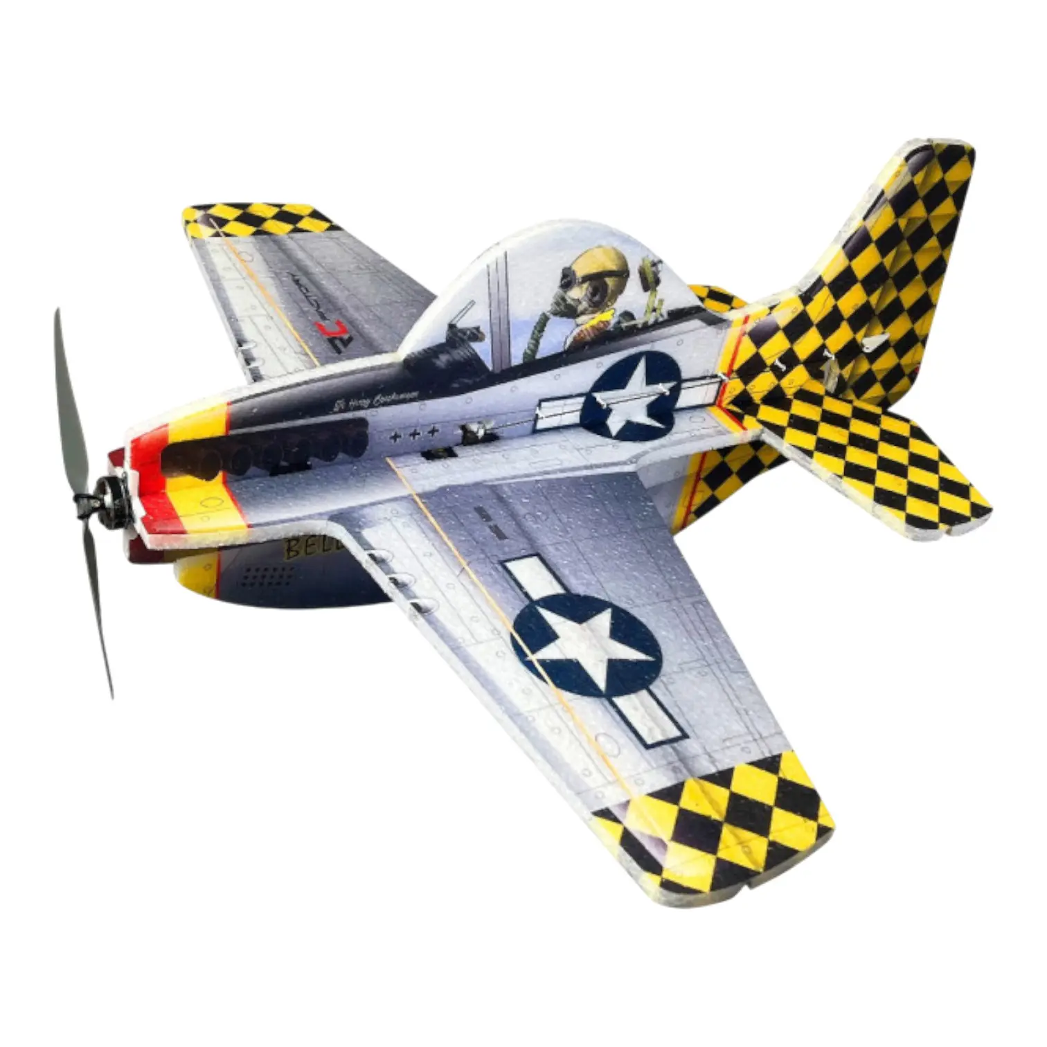 Cartoon Warbird Mustang P-51