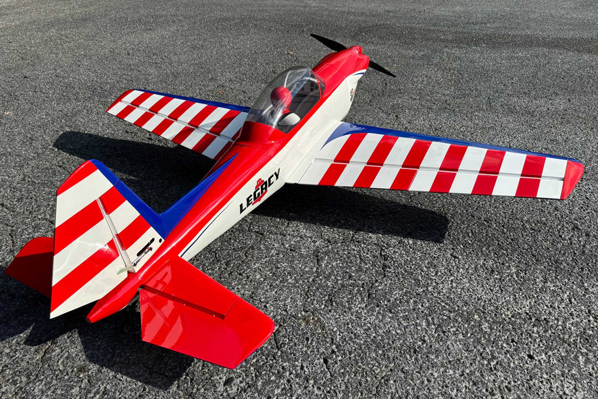 LEGACY AVIATION Super Chipmunk 80" Rot/Weiss ARF – Bild 2