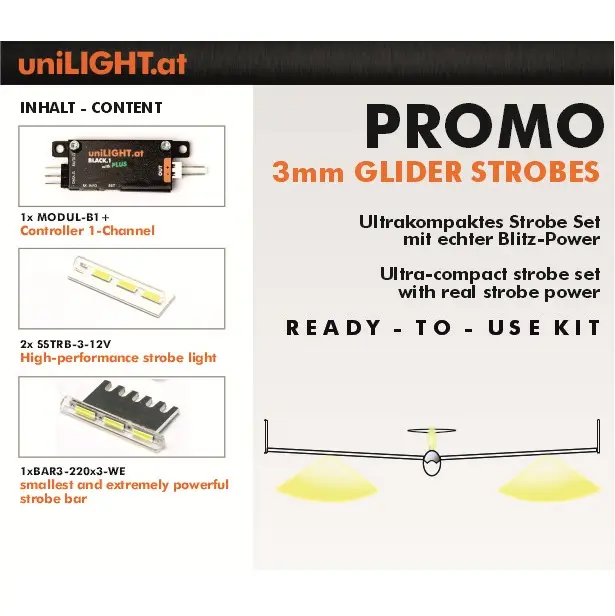 GLIDER-PROMO Beleuchtungsset