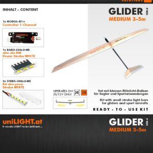 GLIDER-Medium Beleuchtungsset Gen.4