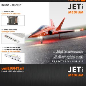 JET-Medium Beleuchtungsset  (1.5m-2.2m), 4