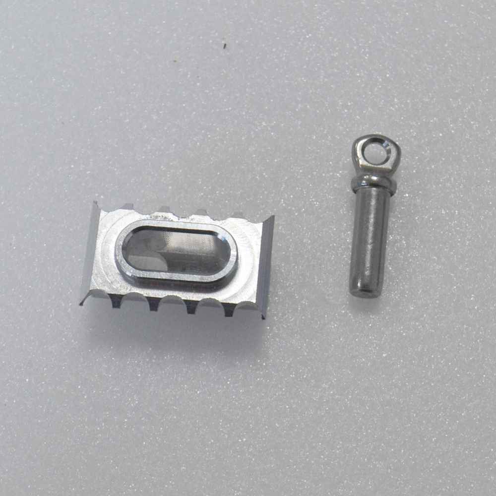 Flitschenhaken, V2, Aluminiumfrästeil zur Rumpfaufnahme und Pin – Bild 2